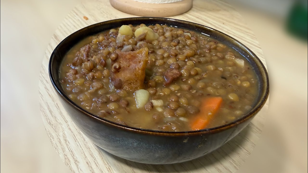 🌈🍲 Lentejas Españolas Explosión de Color y Sabor Tradicional🇪🇸