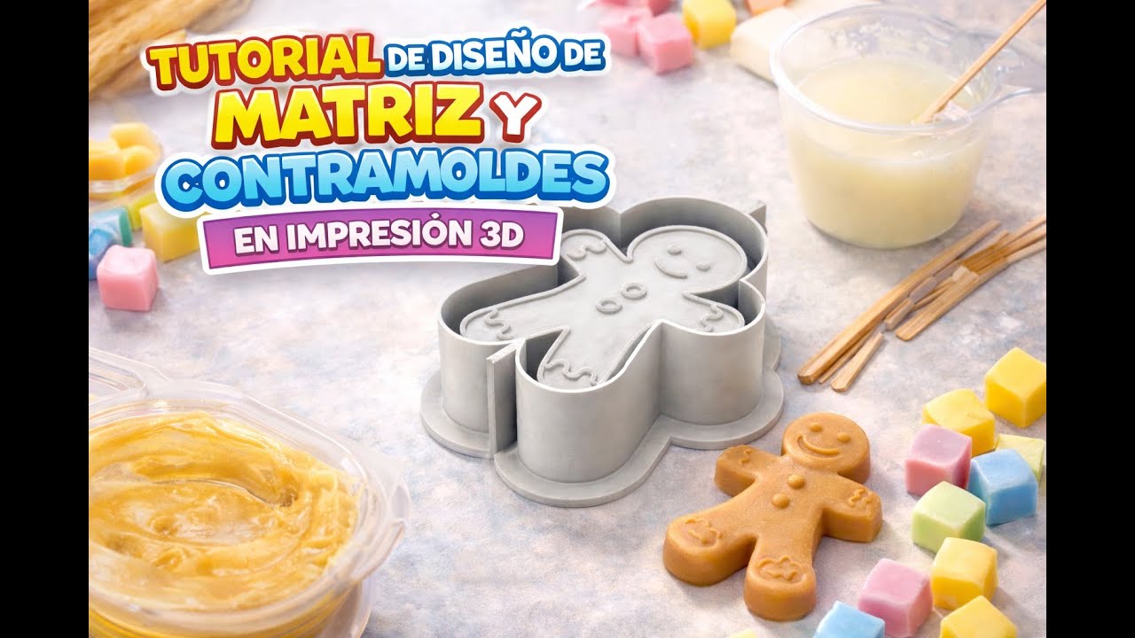 Tutorial Matriz y contramoldes para impresión 3D