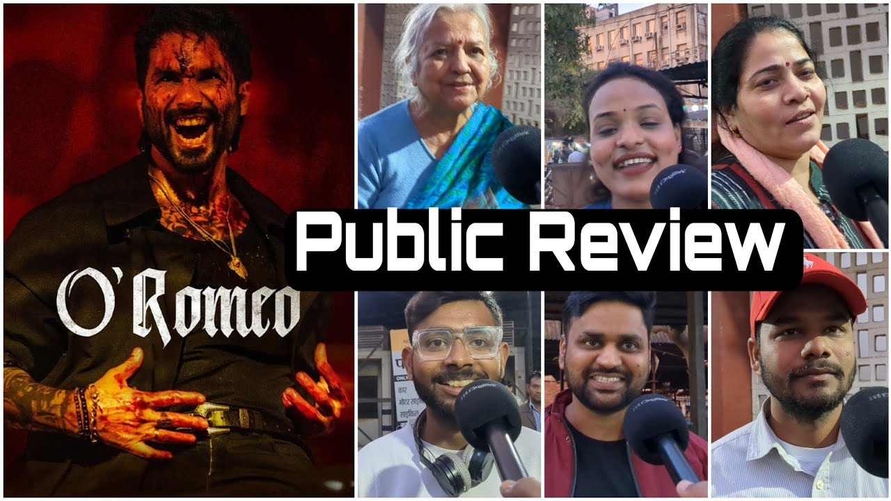 O'Romeo Public Review| Sajid N | Vishal B | Shahid K| Triptii D| Nana P| Avinash T | Theatre Review 