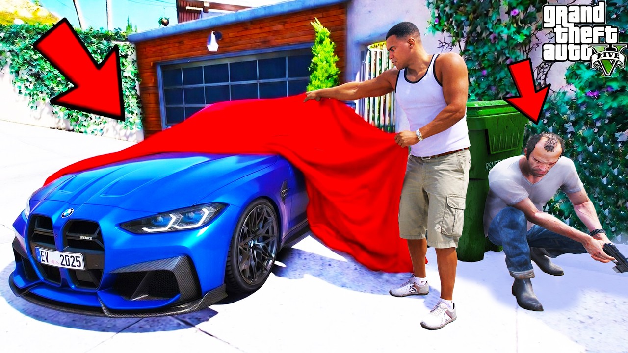 Franklin Buys His Dream Car But Trevor Steals It in GTA 5 | SHINCHAN and CHOP