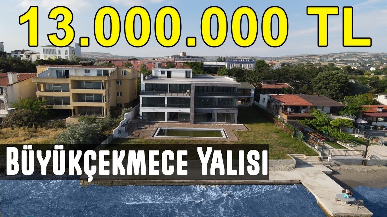 Büyükçekmece Yalısı I 13.000.000 TL'lik Büyük Villa I Deniz Kenarı Ev Turu