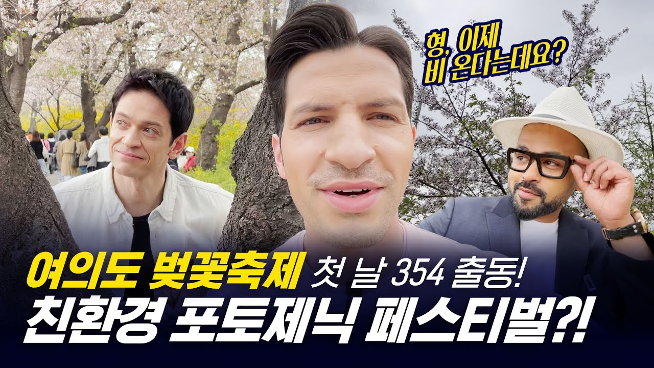 [354근황_#147] 벚꽃 축제 막차타고 왔습니다