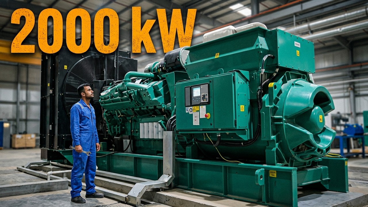 How Big is 2000 kW Diesel Generator | Genset Cummins