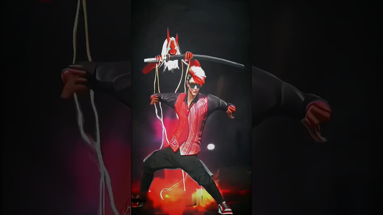 Red Glow Effect 🤩 FFF Short video 