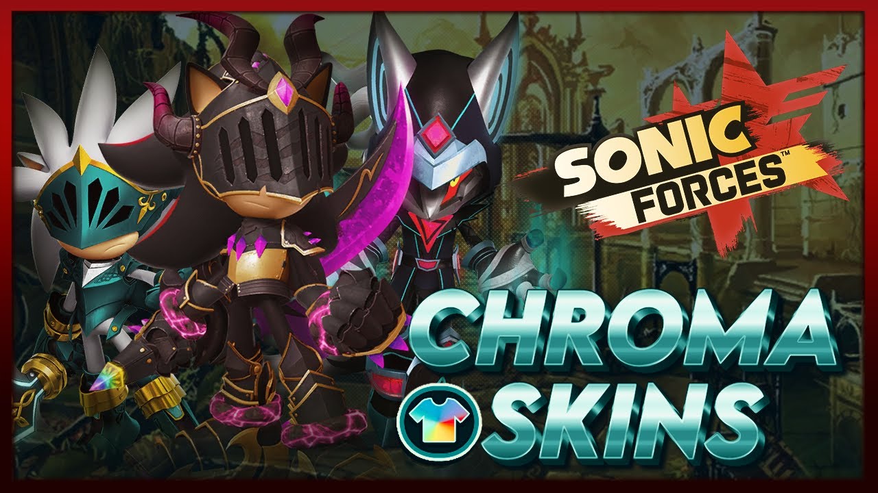 Sonic Forces: Speed Battle - All Chroma Skins 👚 Showcase (P.A, Galahad, DHL, Warlock Infinite)