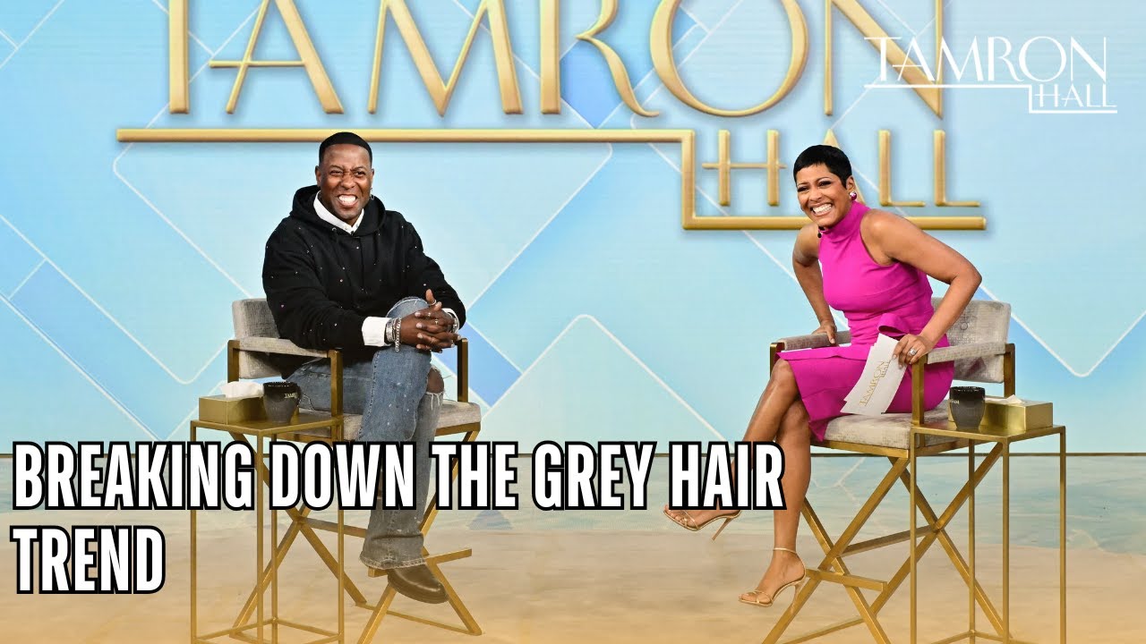 Tamron Hall's Personal Hairstylist Gives Insight Into Embracing Grey Hair