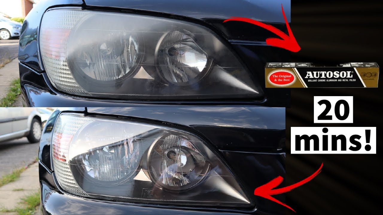 How To Restore Headlights in 20 minutes! (feat. Lexus IS200)