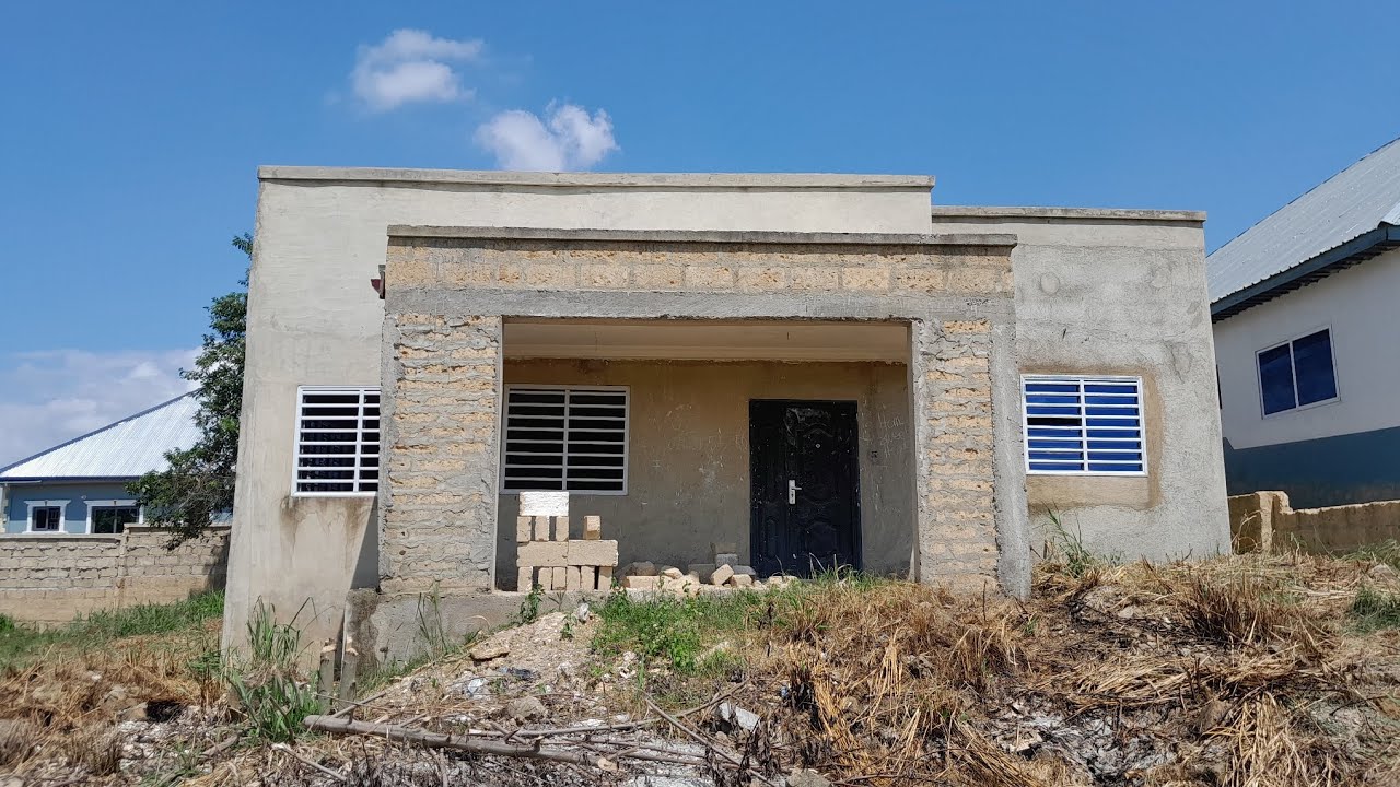 (75% DONE!) 4Bedroom Uncompleted House For Sale At Kumasi-Bebu GHC500,000 📞+233243038502