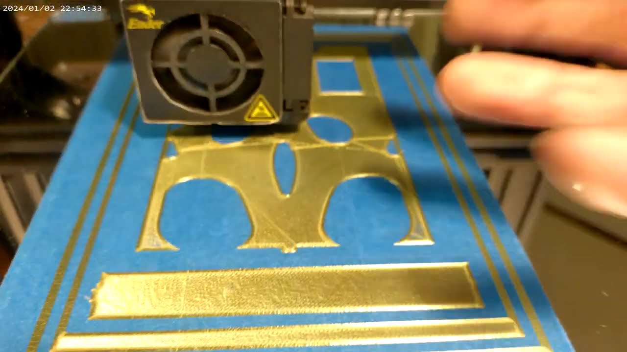 8 ENDER 3. Setting up the print surface for a print. Part 3
