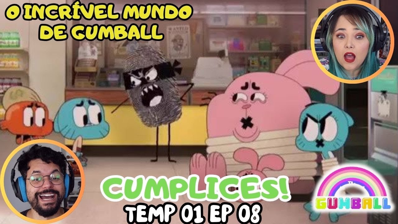 IRMÃOS NO CRIME! O INCRÍVEL MUNDO DE GUMBALL | Temp. 1 EP. 8 ASSISTINDO PELA PRIMEIRA VEZ  REACT