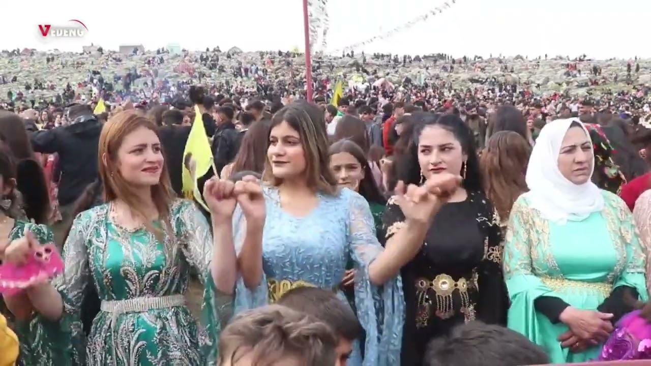 مقتطفات من احتفالية عيد #النوروز2024♥️ في منطقة #حلاق #سوريا #vedeng #Newroz2024
