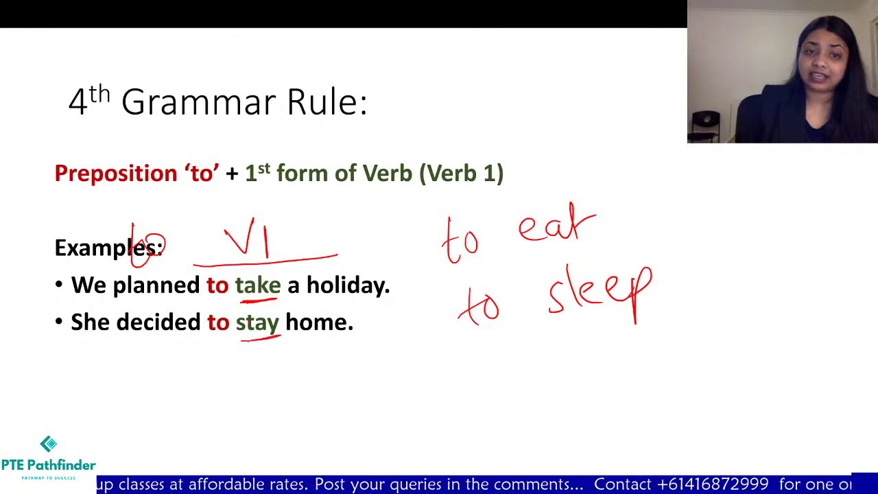 PTE Reading Fill in the Blanks 10 grammar rules with Malvika