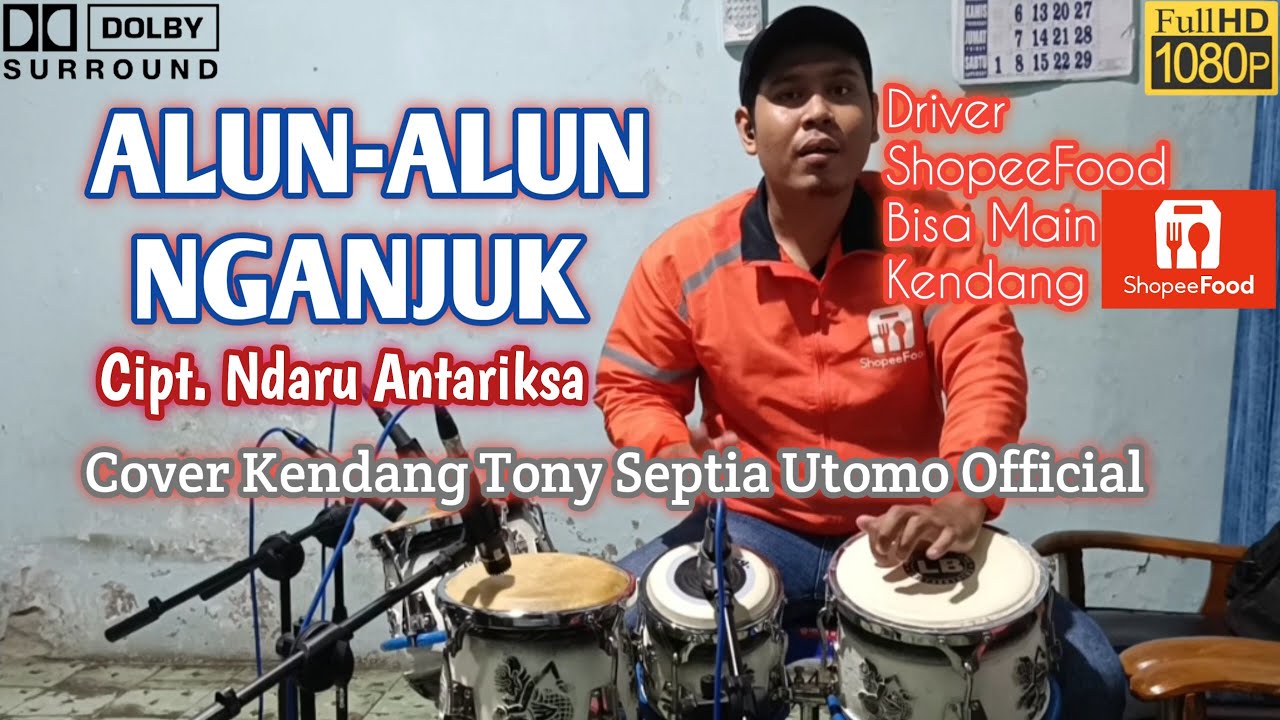 ALUN-ALUN NGANJUK - Dangdut || Koplo || Jaranan Version Cover Kendang Tony Septia Utomo Official