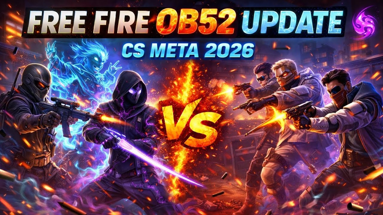 🔥 FREE FIRE OB52 UPDATE | CS META 2026 🔥