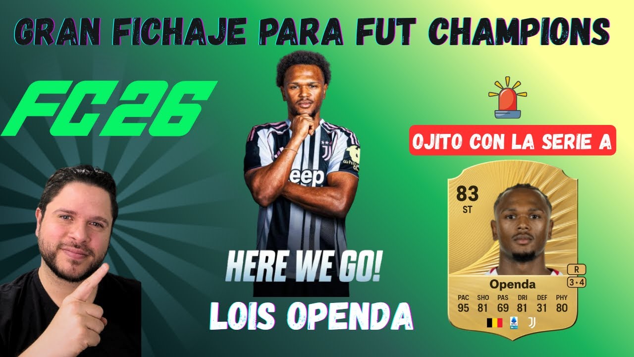 LOIS OPENDA 83 REVIEW!!!  GRAN OPCION PARA FUT CHAMPIONS FC26!!
