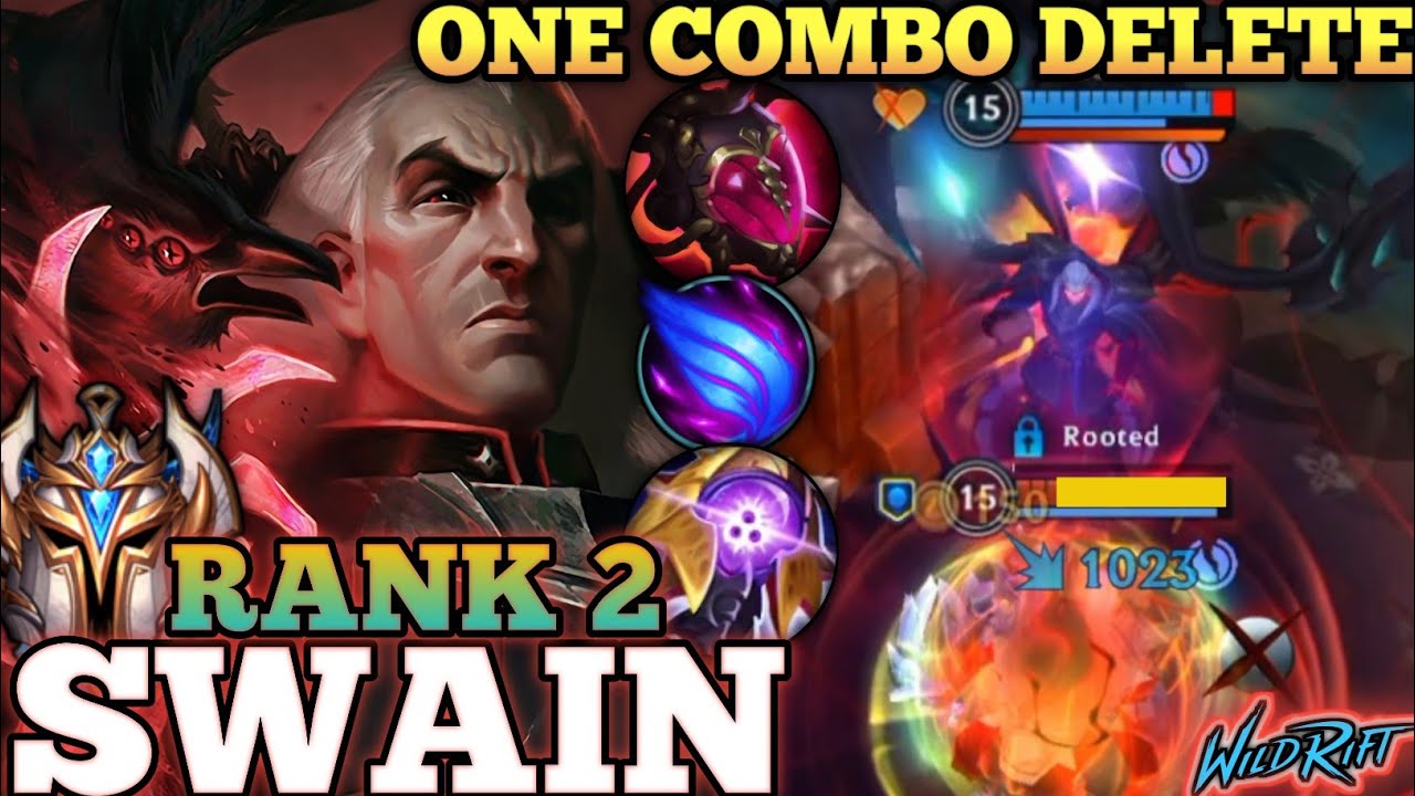 SWAIN DEADLY MAX BURST META BUILD! HARD CARRY MVP PLAY - TOP 2 GLOBAL SWAIN BY Loki24 - WILD RIFT