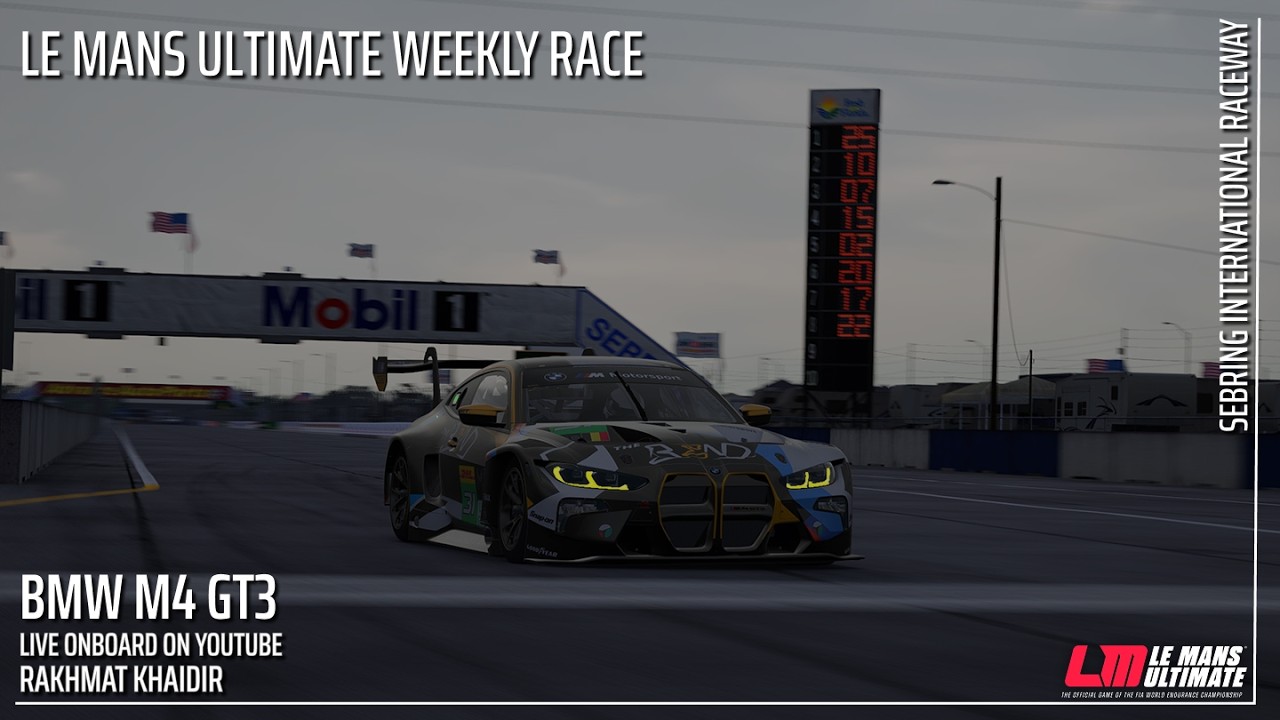 [LIVE] BALAPAN SEBRING 3 JAM | LE MANS ULTIMATE