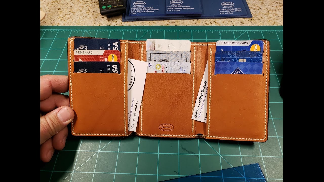 Making a Tri-Fold Wallet!!!