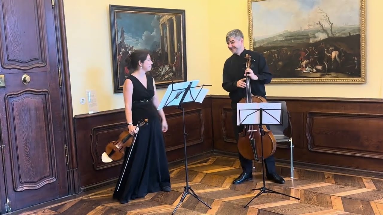 A. F. Titz (Dietz) Duo for violin and cello. Rondo. Anna Dmitrieva violin, Pavel Serbin Cello