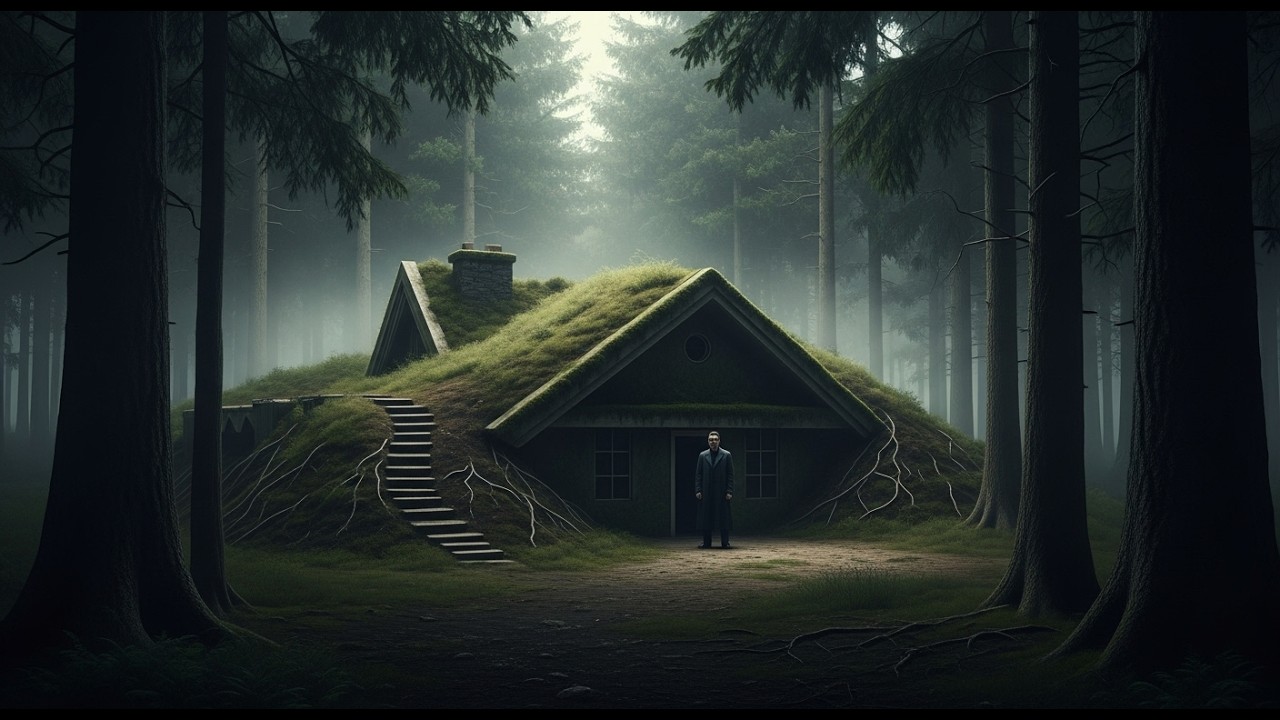 The Mafia Boss buried his own house deep in the woods to disappear from the world forever alone.