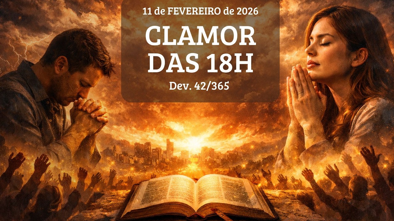Clamor das 18h | 11 de fevereiro (AO VIVO) | Dev. #42 | Café e Bíblia