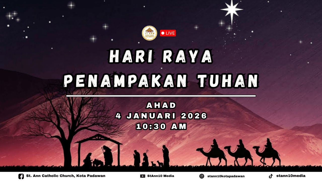 Misa Ahad | Hari Raya Penampakan Tuhan, 2026