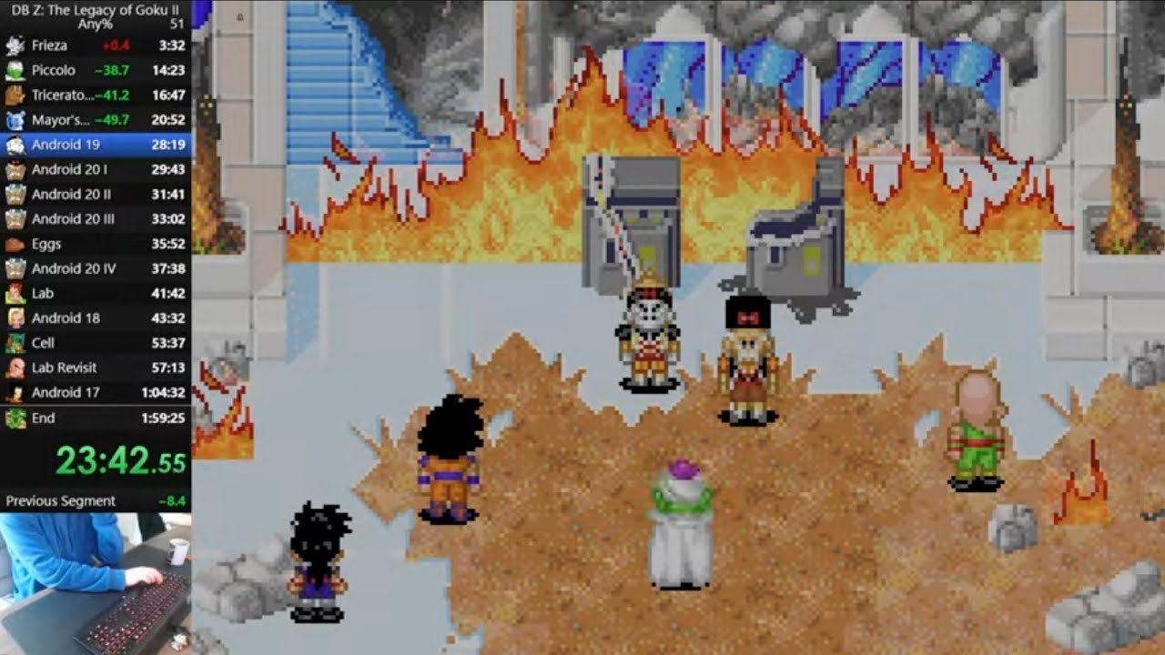 Dragon Ball Z: The Legacy of Goku 2 - Any% Speedrun (1:51:56) New PB