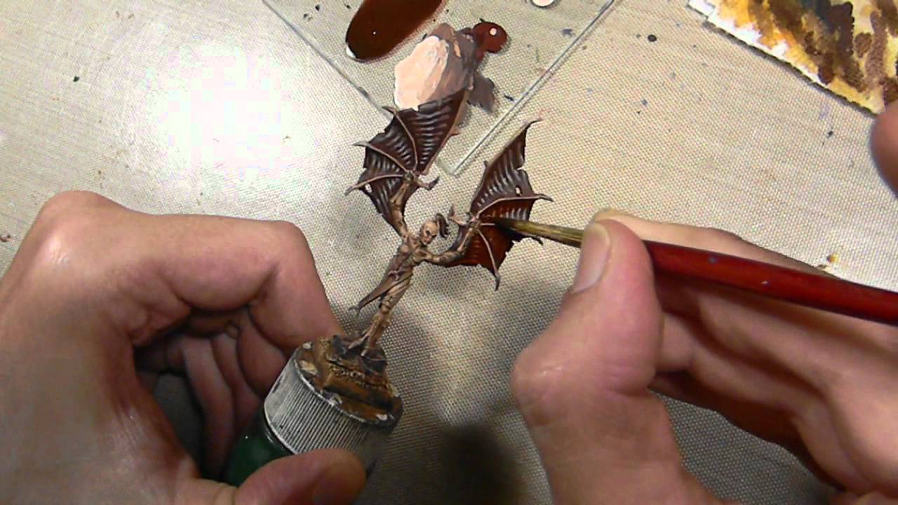 How to Paint Wings on Minatures