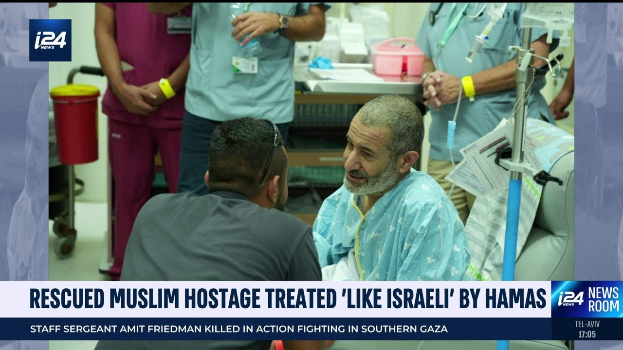 Rescued Muslim hostage treated 'like Israeli' by Hamas in captivity