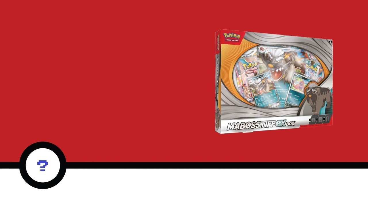 Pokémon TCG - Mabosstiff ex Box