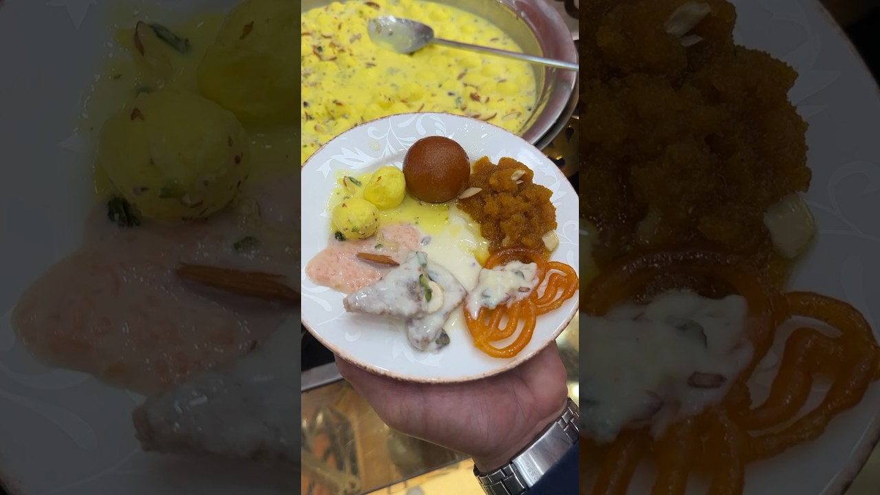 Dost Ki Shaadi Main Dessert Ki Variety Ka Tha Mela | Shaadi Valai Mithai Ek Plate Main