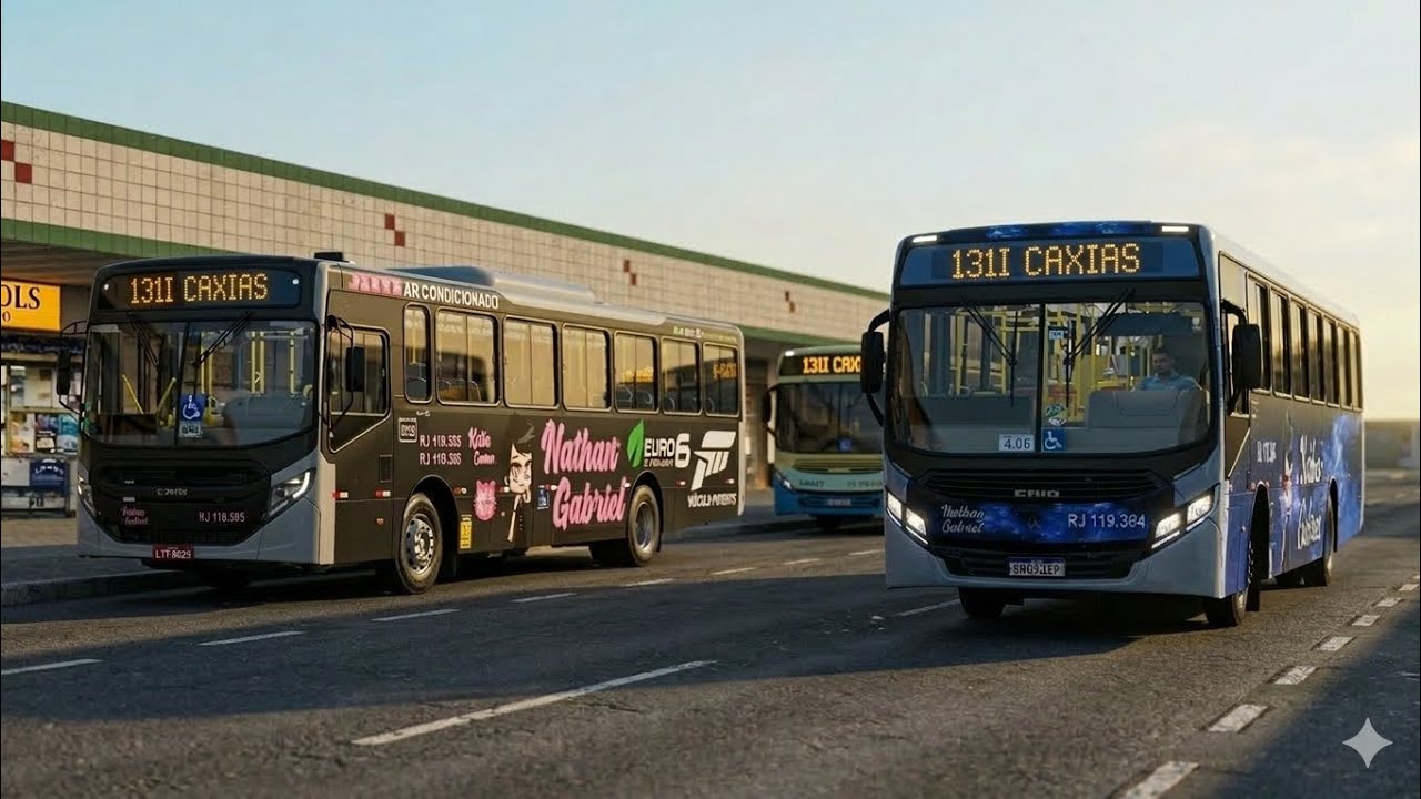 [PROTON BUS SIMULATOR] 131I Metrô Pavuna x Caxias | Caio Apache Vip V MB OF1721 