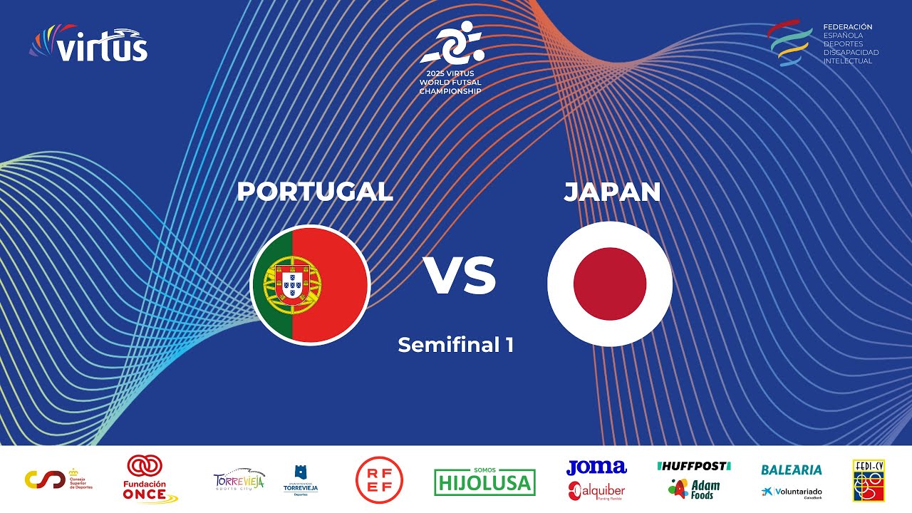 PORTUGAL vs JAPAN | Semifinal 1 | 2025 Virtus World Futsal Championships