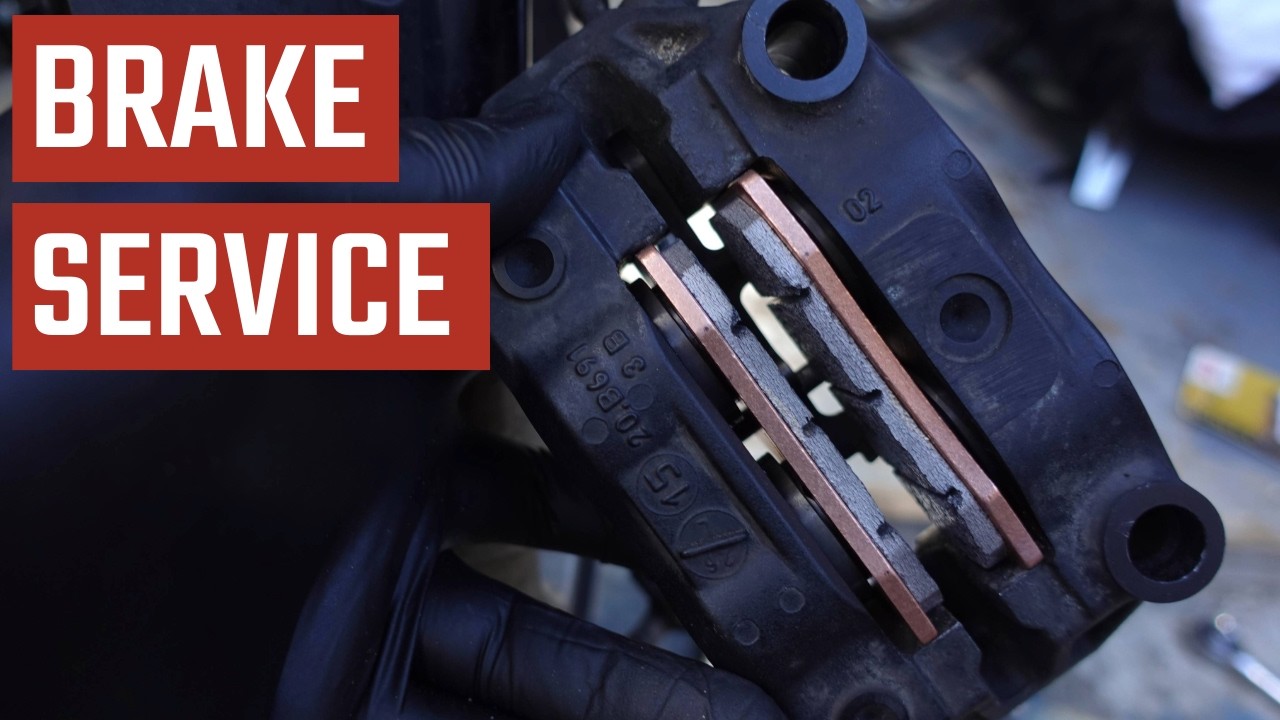 How I Service My Motorcycle Brakes - 4 Easy Steps