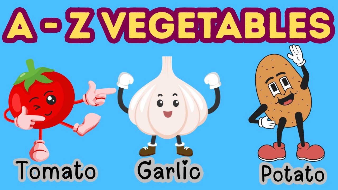 A to Z Vegetables 🥕🥦 | ABC Vegetables for Kids | Learn Alphabets @XYZKIDSCLUB #kids #kidsvideo