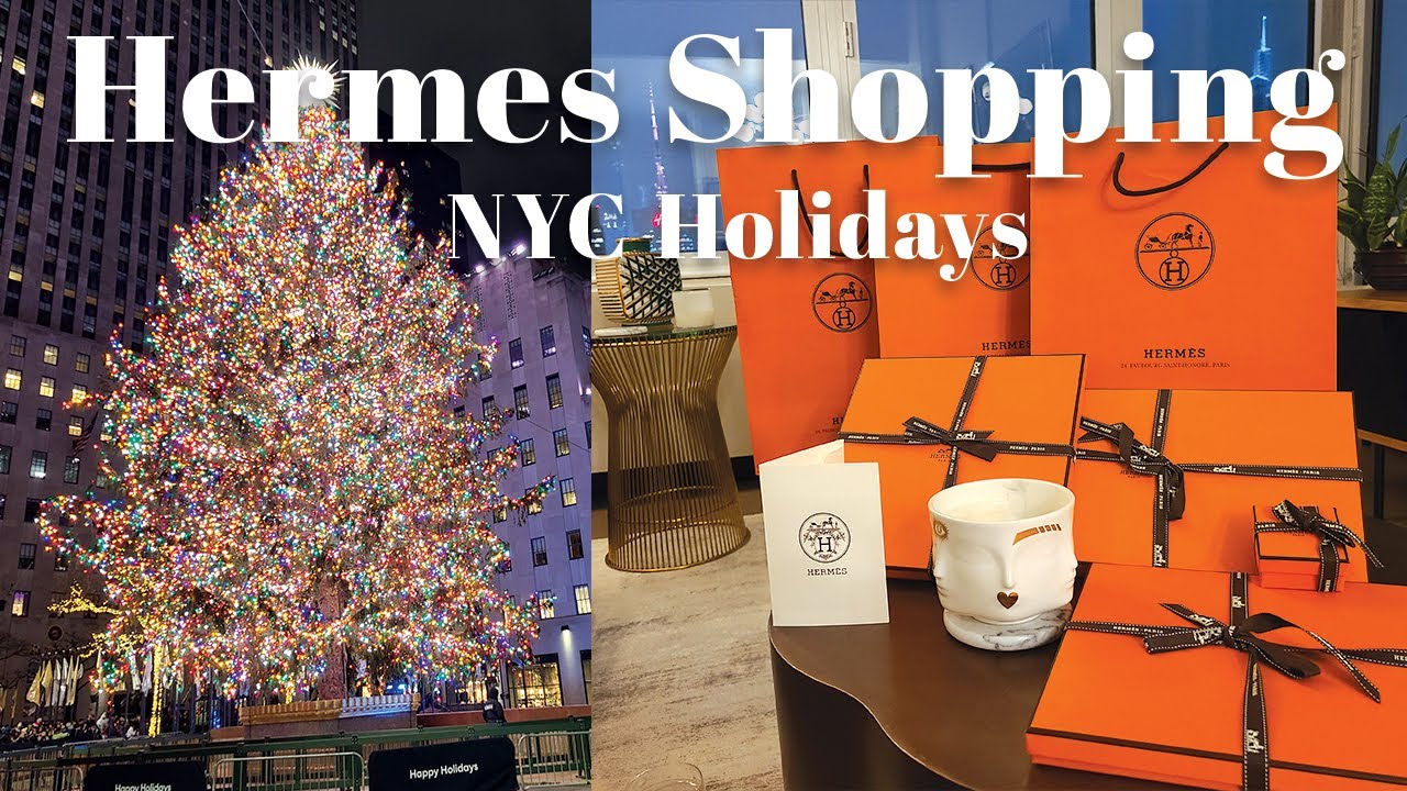 Vlog | Hermes | Chanel | Bergdorf Goodman | NYC Shopping | Rockefeller Center | 뉴욕의 크리스마스 | 연말는 뉴욕❤️