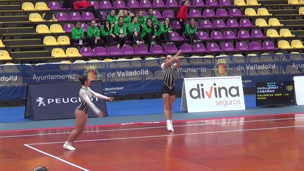 Cto. de España Gimnasia Aeróbica 2016 Pedro Cabañas, Belén Guillemot (CVA)