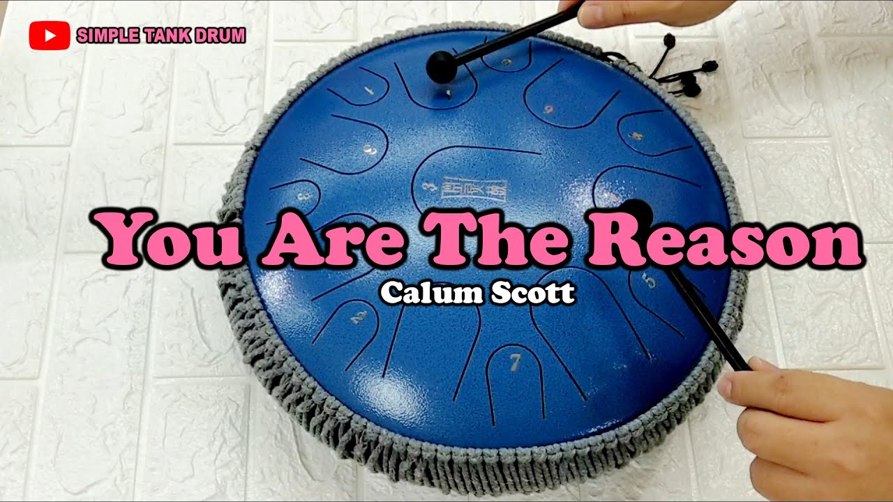YOU ARE THE REASON (Calum Scott)  - Simple Tank Drum Cover with Tabs (E-book Vol.1)