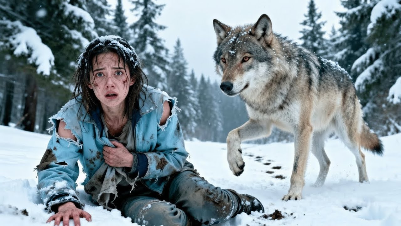 Ils la laissent mourir dans la neige pour voler son héritage… sans voir le loup qui approchait