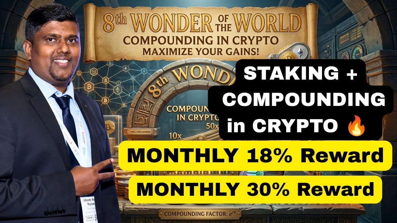 Staking + Compounding (Greatest Combo in Crypto) || LGNS || 7x Annual Returns || JK || Tamil Version