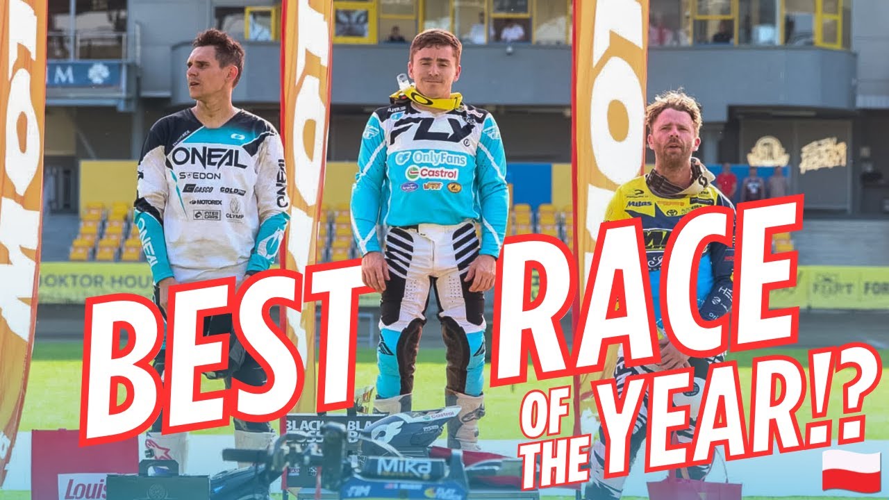 Epic Battle at Poland’s 2nd-Ever Official Flat Track Race!