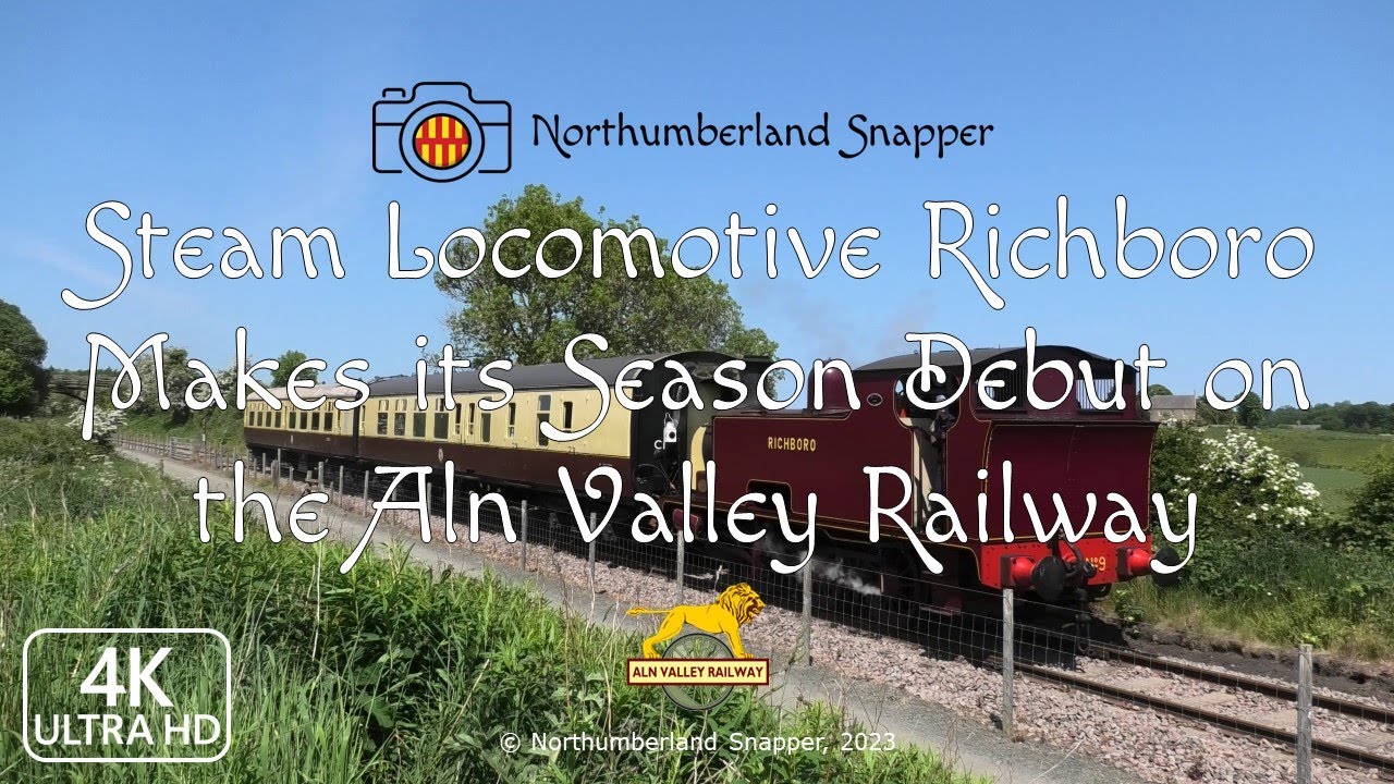 Steam Locomotive Richboro Makes its Season Debut on the Aln Valley Railway