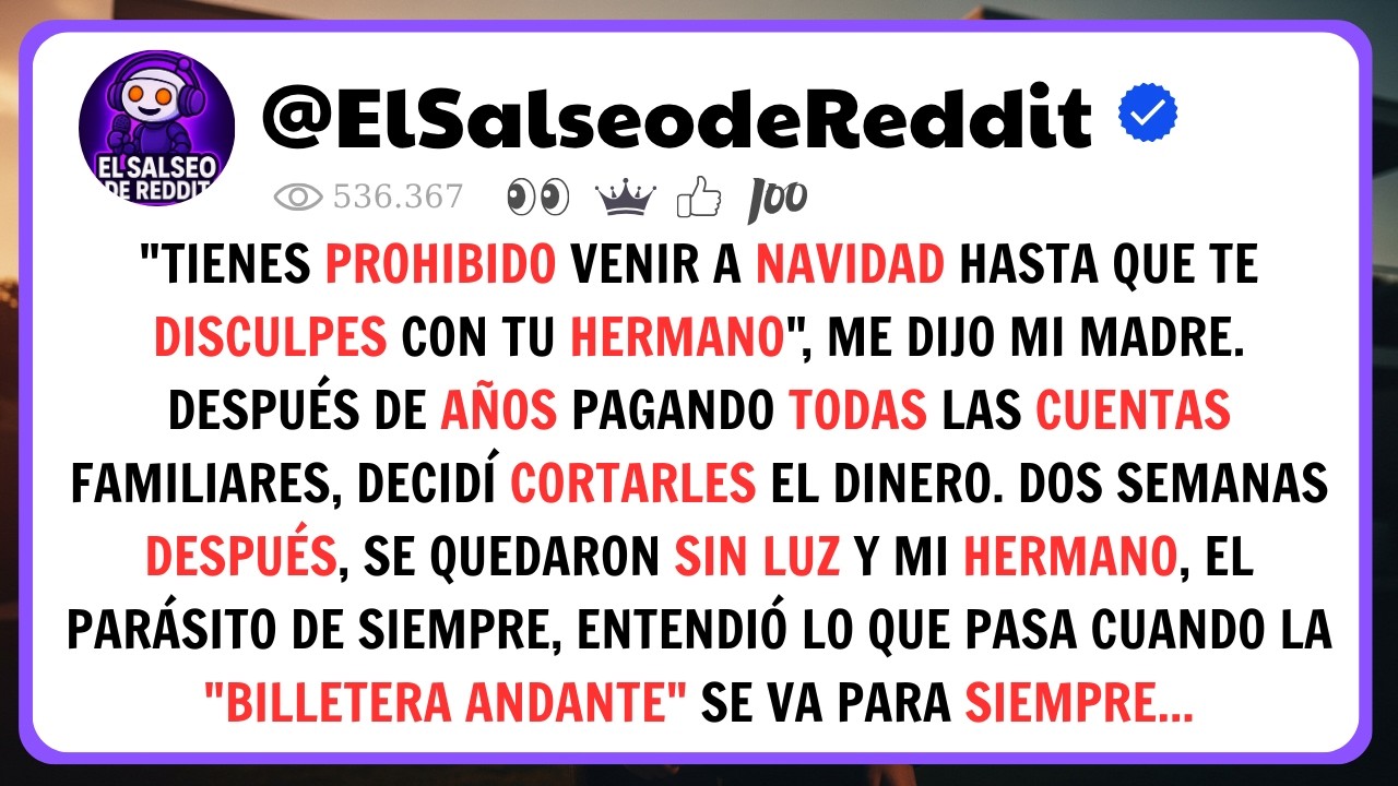 Me Prohibieron Ir a Navidad Hasta Que Me Disculpara Con Mi Hermano… Así Respondí