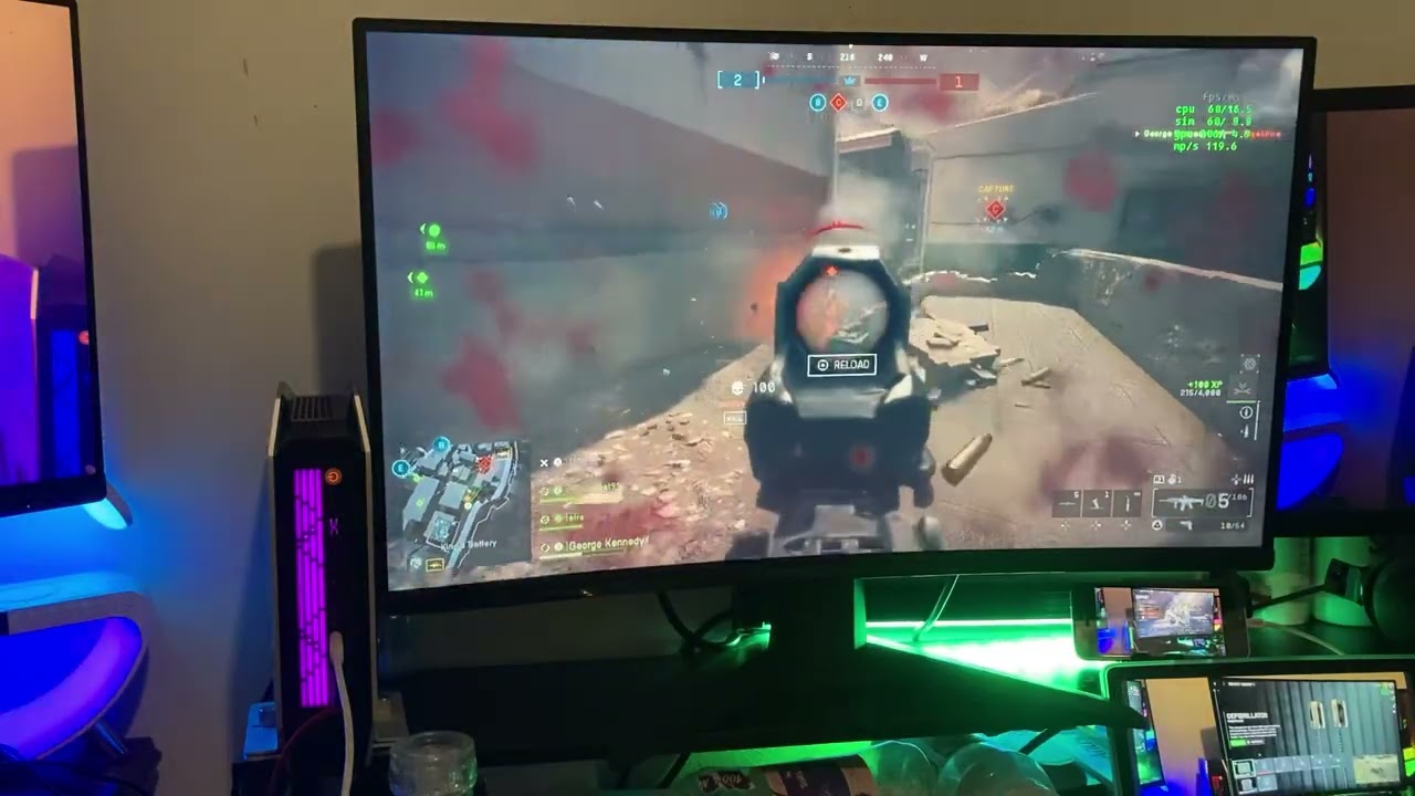 Battlefield 6 - Radeon 8060s (mixed settings) and resolution at 64GB VRAM 