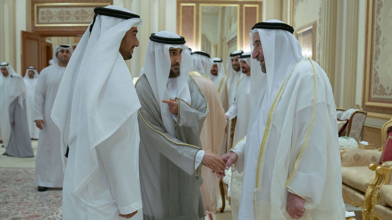 بقصر البديع..حاكم الشارقة يستقبل المهنئين بحلول عيد الأضحى المبارك