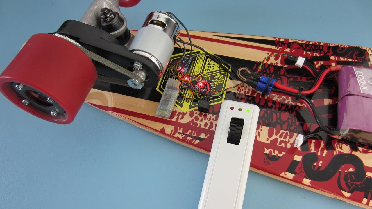 Building an electric longboard (part 4) - Will a $14 brushed motor work?