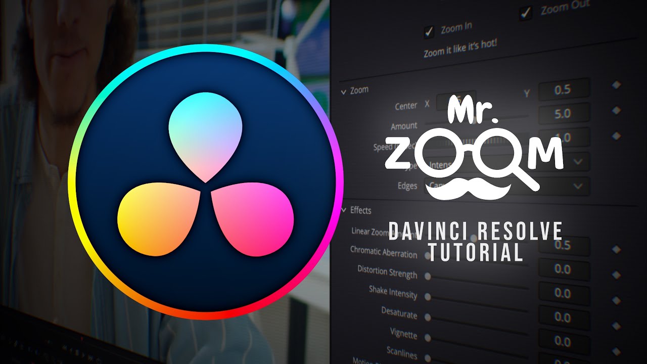 🔍 Mr. Zoom: DaVinci Resolve Tutorial 🖥️