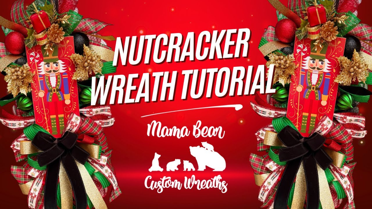 How To Make A Nutcracker Wreath | DIY Nutcracker Wreath | How To Make A Nutcracker Swag