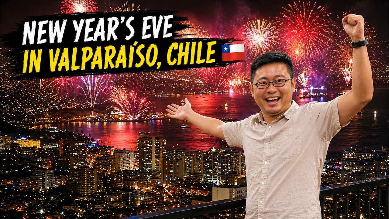 The 2024/25 New Year's Eve Fireworks in Valparaiso, Chile