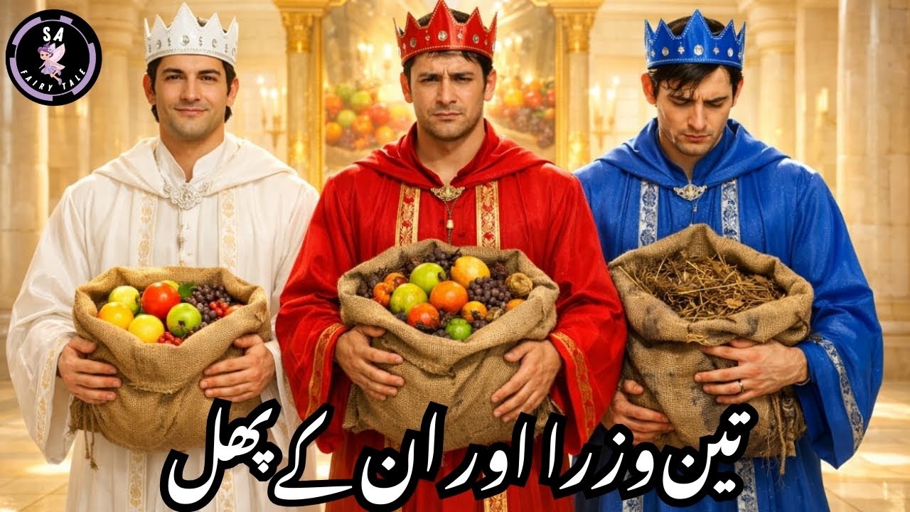 Three Ministers and Their Fruits Bags 👑⚖💫|Urdu stories|Urdu Hindi fairy tales|#urdu fairy tales 